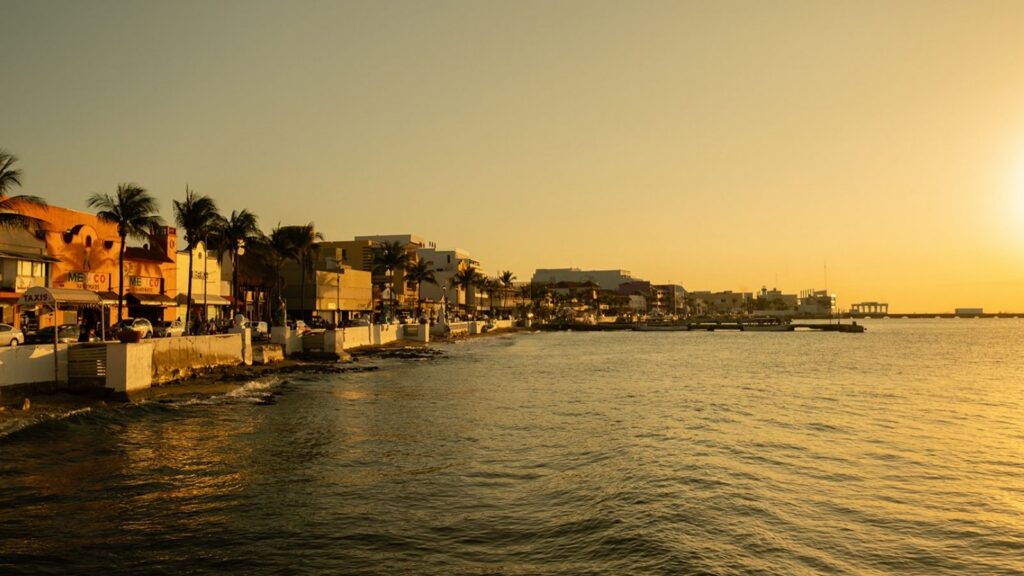 Cozumel Malecón Sunset Near Distrito Centro 602