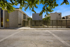 Gated entrance to Sophie’s Loft in Cozumel with private parking space